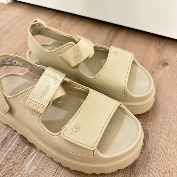 UGG Goldenglow Slingback Sandal (Women) in Sea Salt Size US 8 - Picture 6 of 9